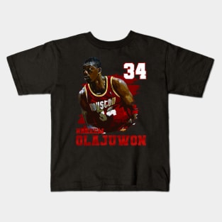 Hakeem Olajuwon | 34 Kids T-Shirt